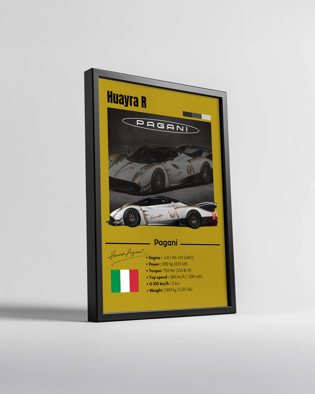 Pagani Huayra R Poster Tablosu