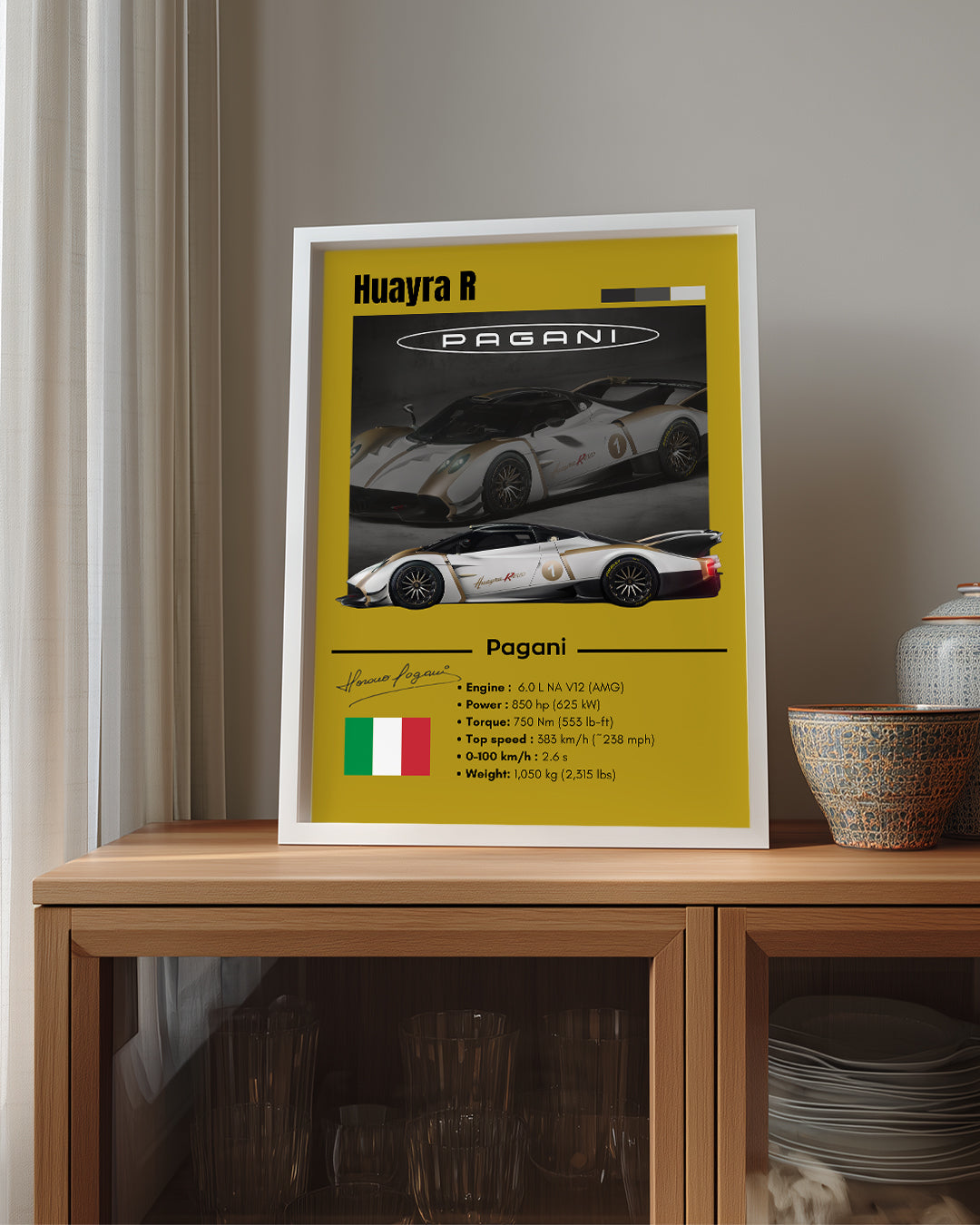 Pagani Huayra R Poster Tablosu