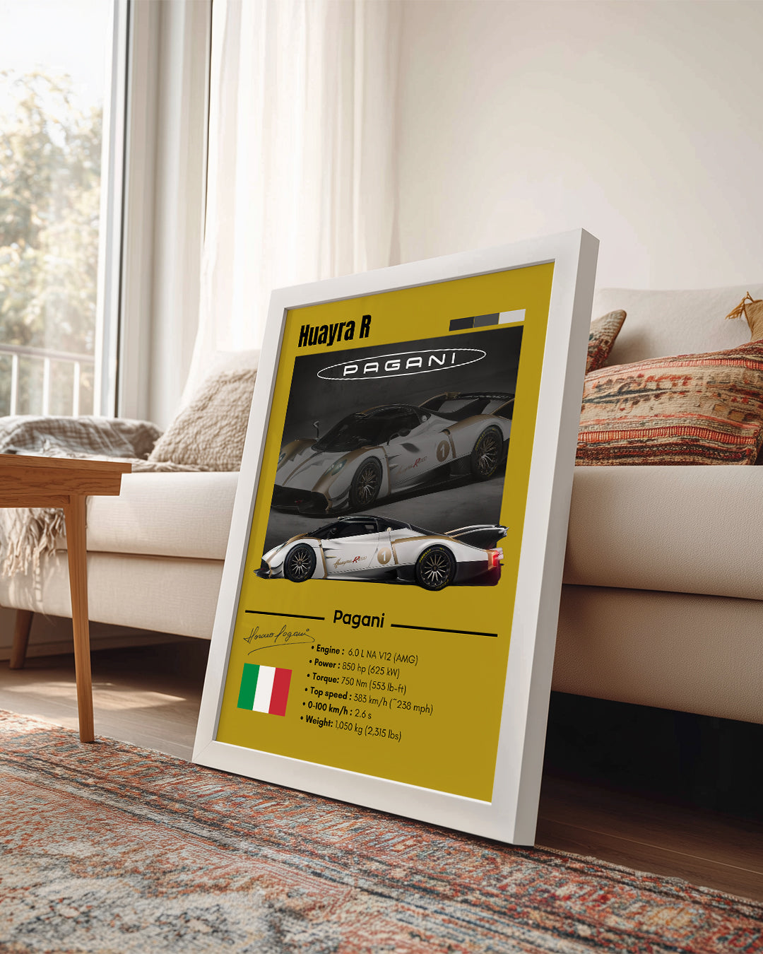 Pagani Huayra R Poster Tablosu