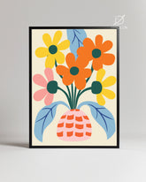Panier Floral Poster Tablosu
