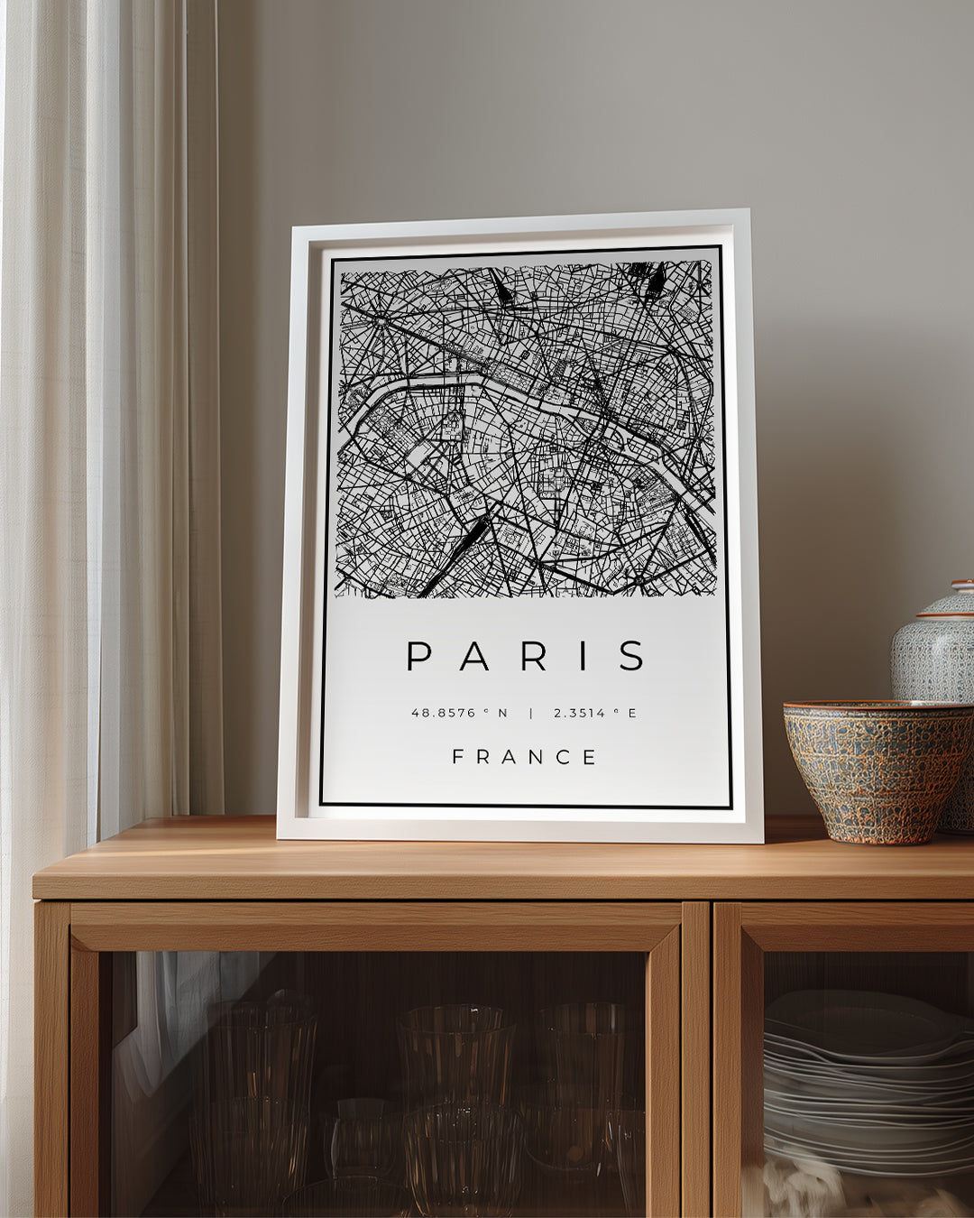 Paris A4 Ratio Poster Tablosu