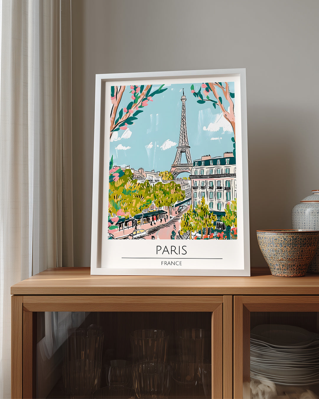 Paris Fransa Poster Tablosu