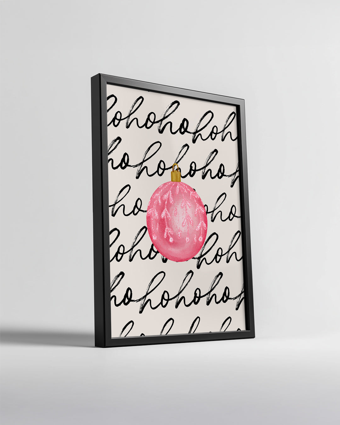 Penguin Family Christmas Poster Tablosu