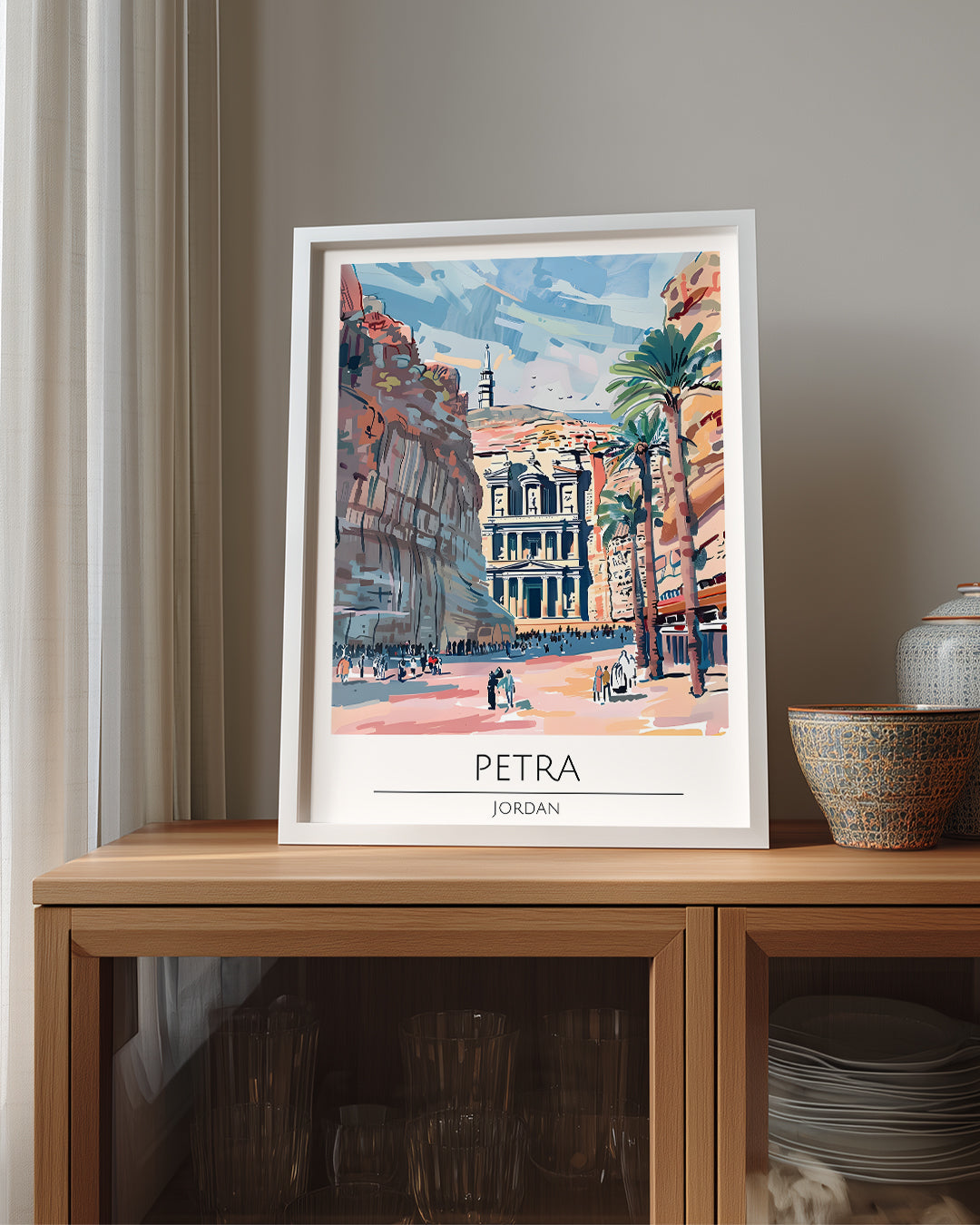 Petra Ürdün Poster Tablosu