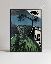 Picasso Flute Poster Tablosu