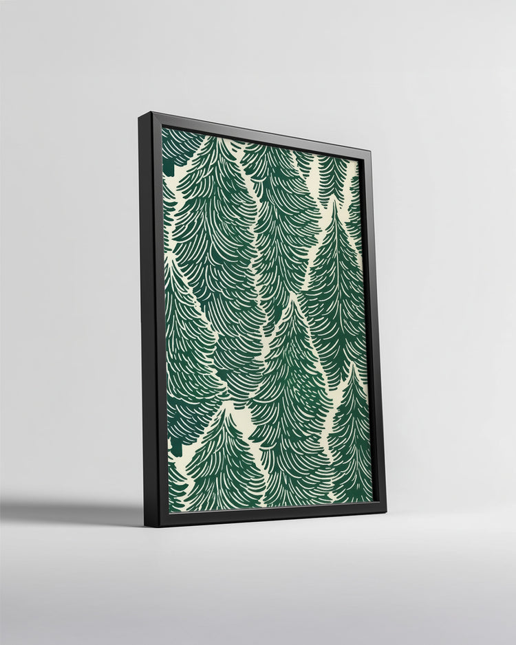 Pine Pattern Poster Tablosu