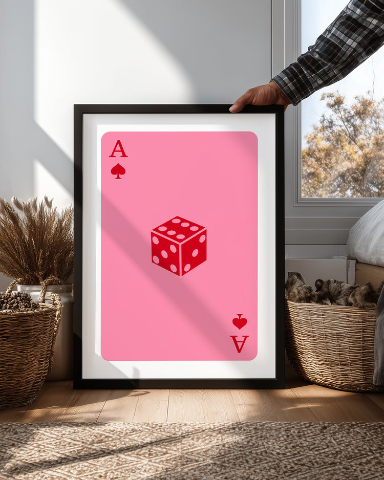Pink Ace Poster Tablosu