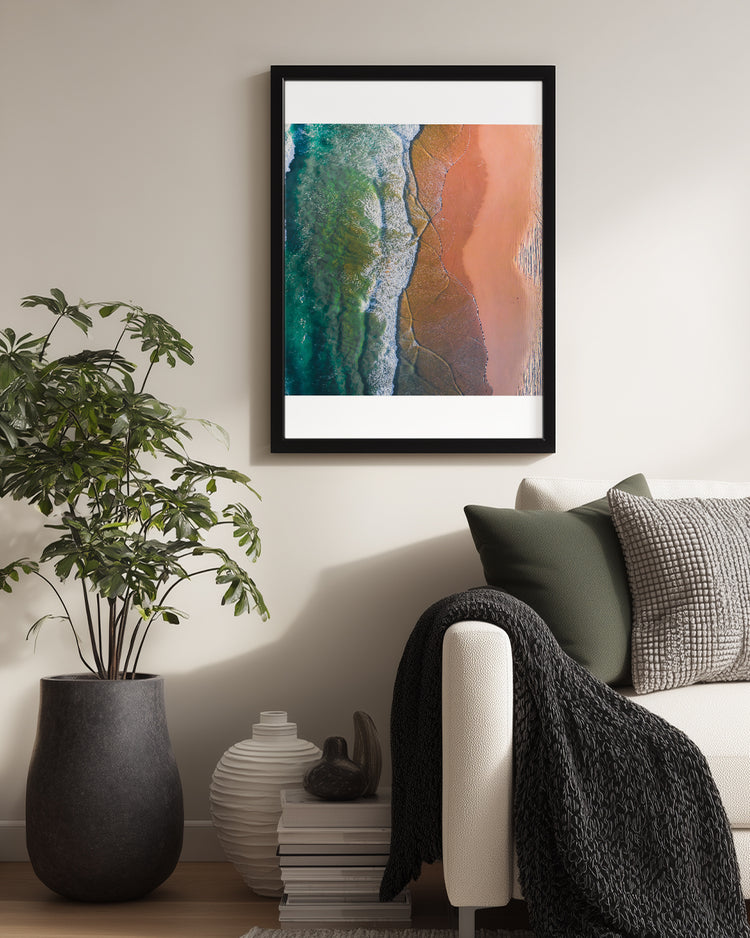 Pink Beach Poster Tablosu