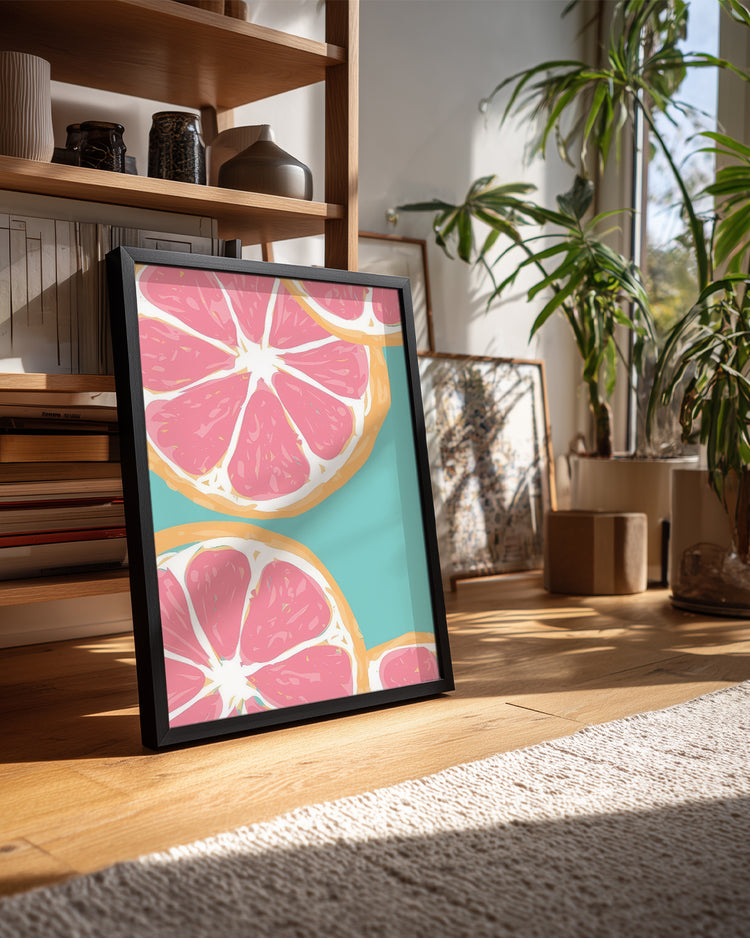 Pink Citrus Poster Tablosu