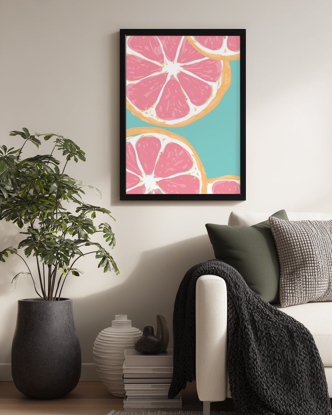 Pink Citrus Poster Tablosu