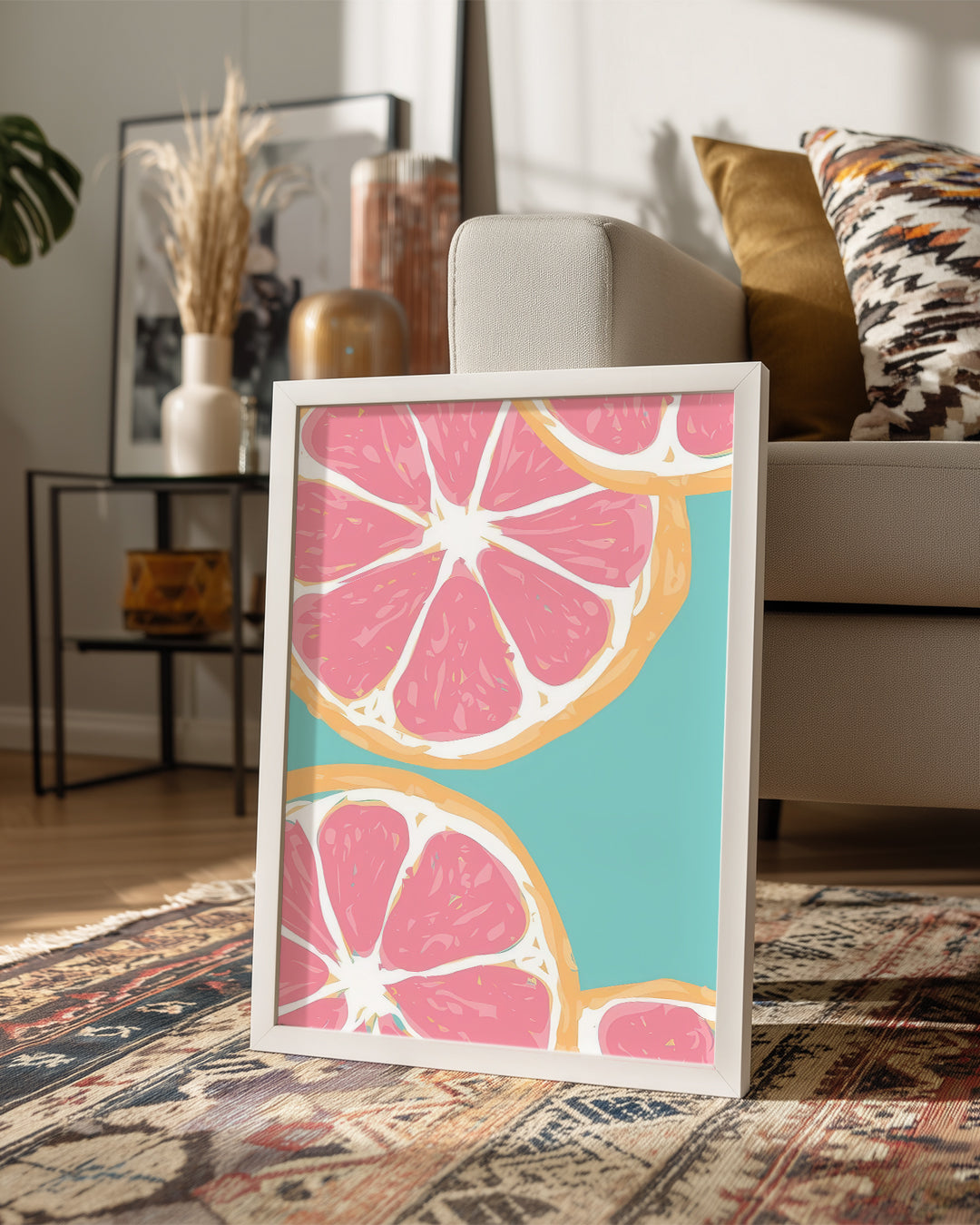 Pink Citrus Poster Tablosu