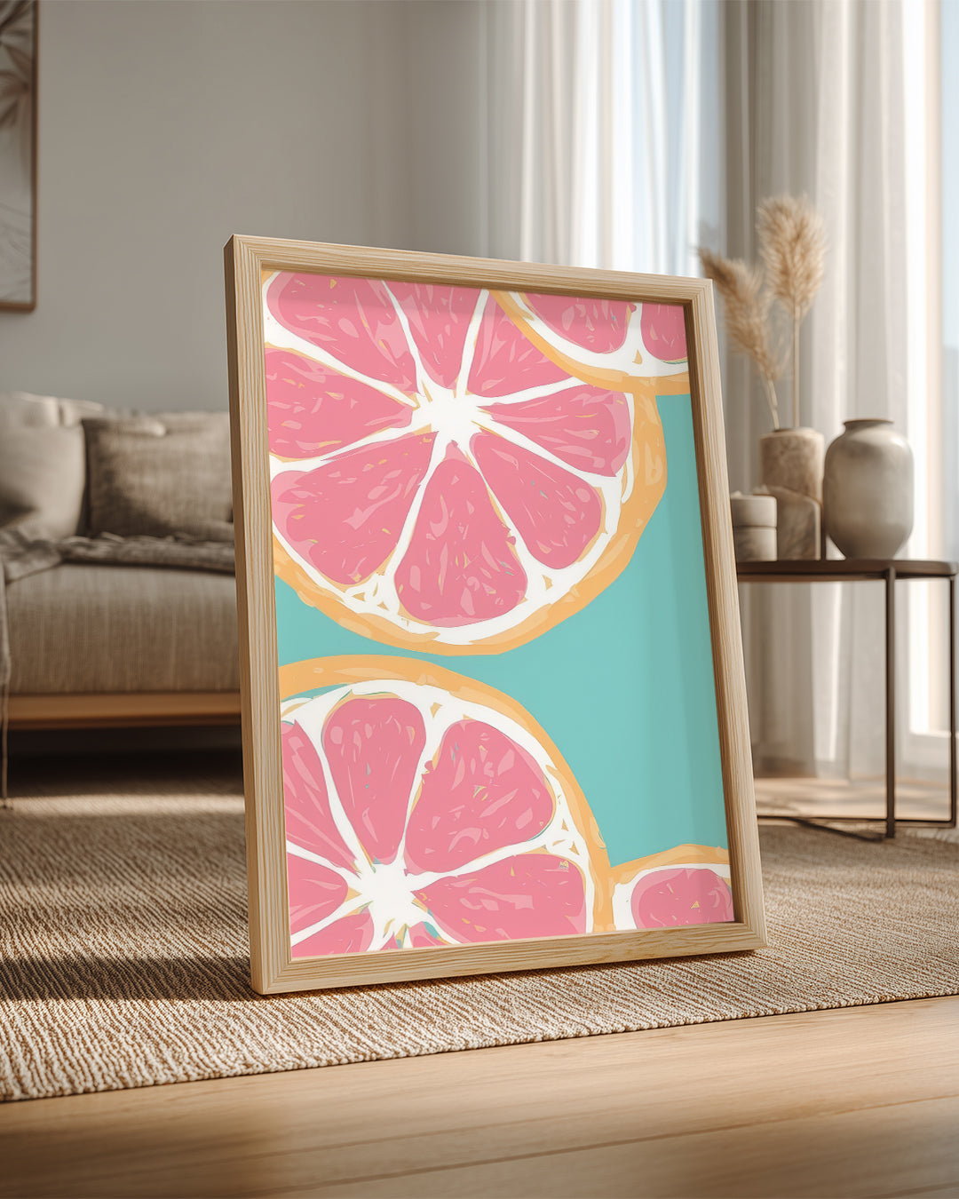 Pink Citrus Poster Tablosu