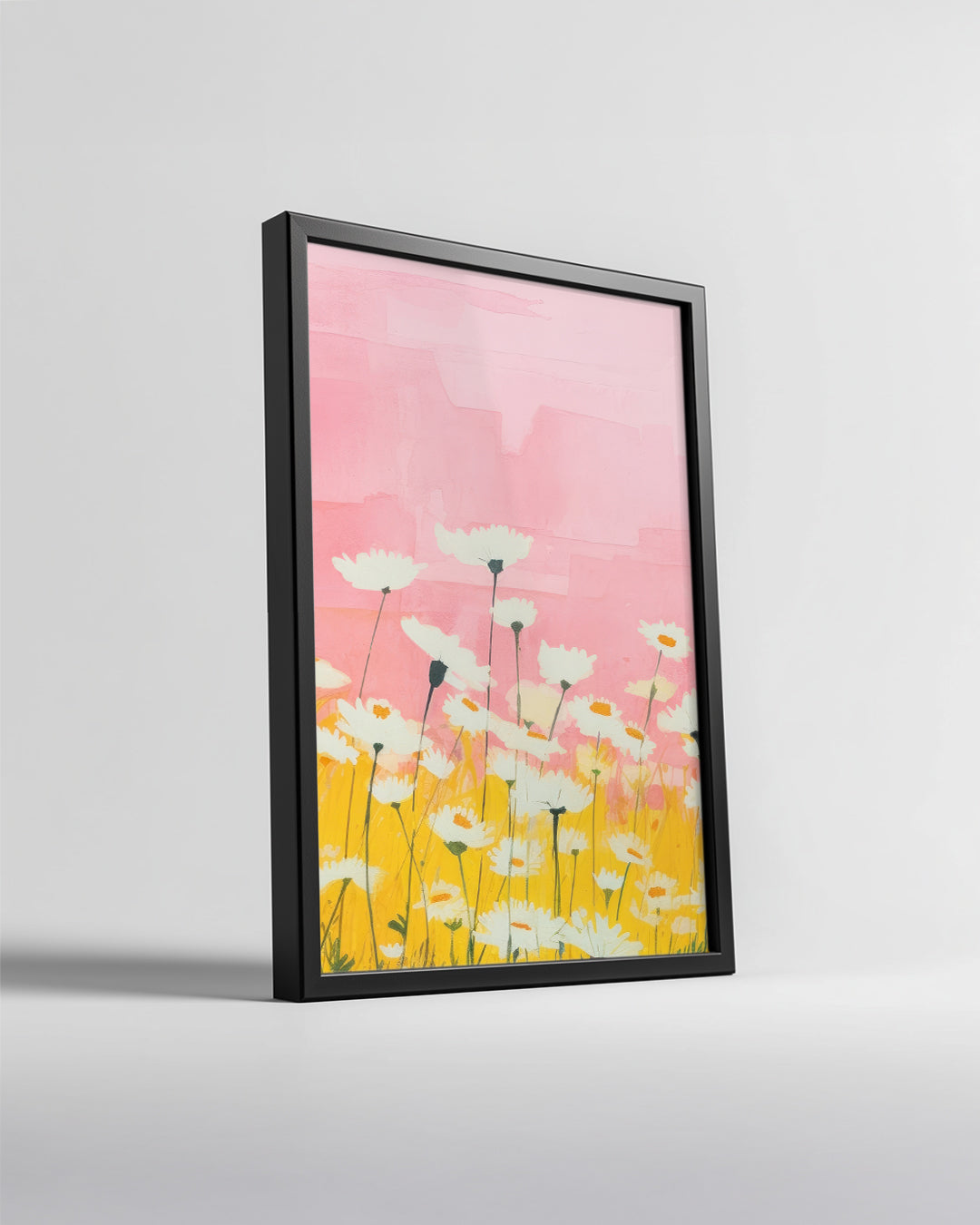 Pink Daisy Poster Tablosu