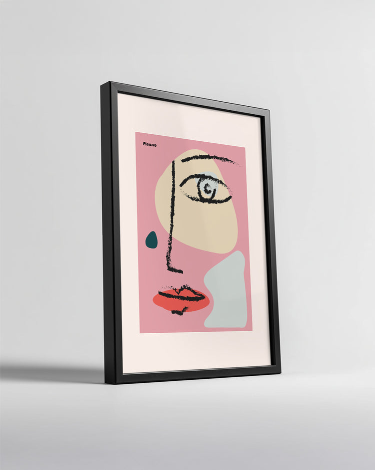 Pink Face Poster Tablosu