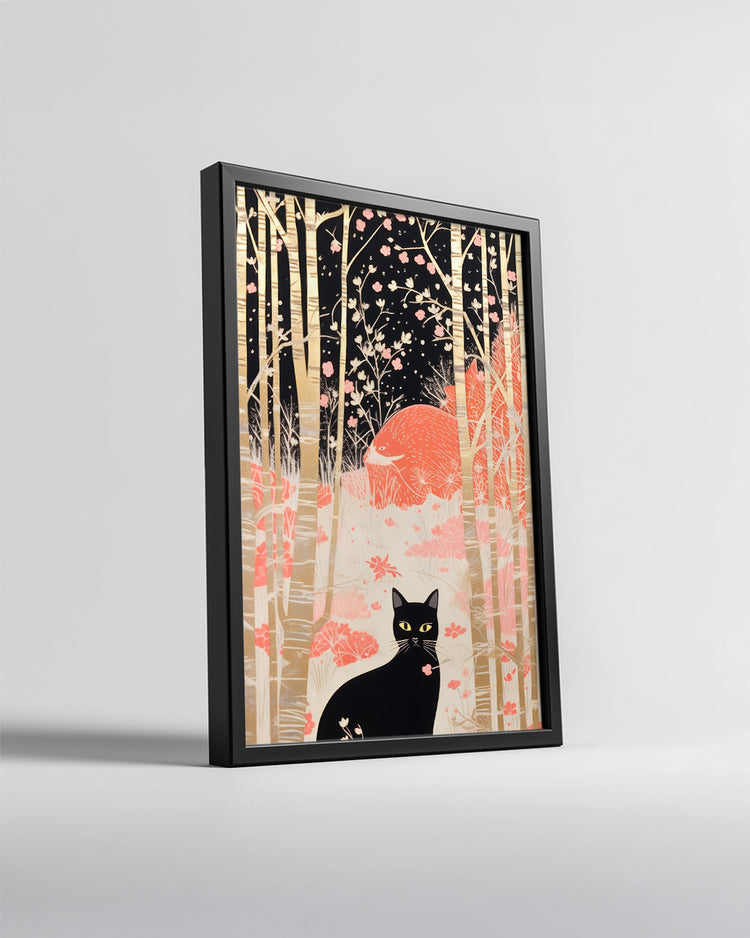 Pink Forest Poster Tablosu