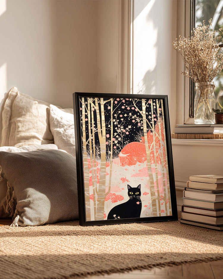 Pink Forest Poster Tablosu