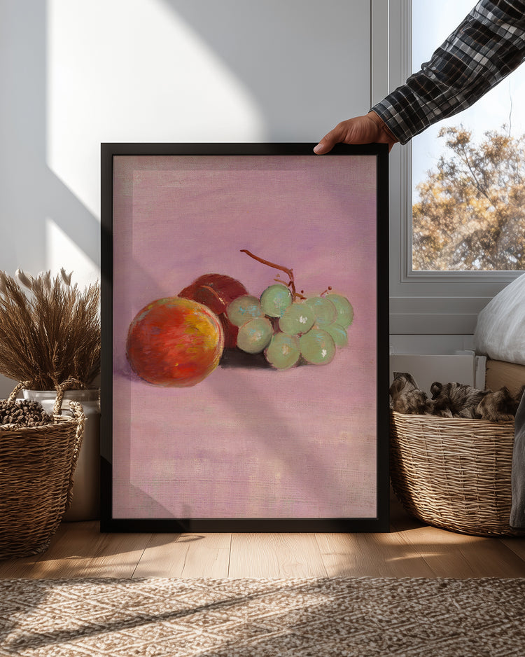 Pink Grape Poster Tablosu