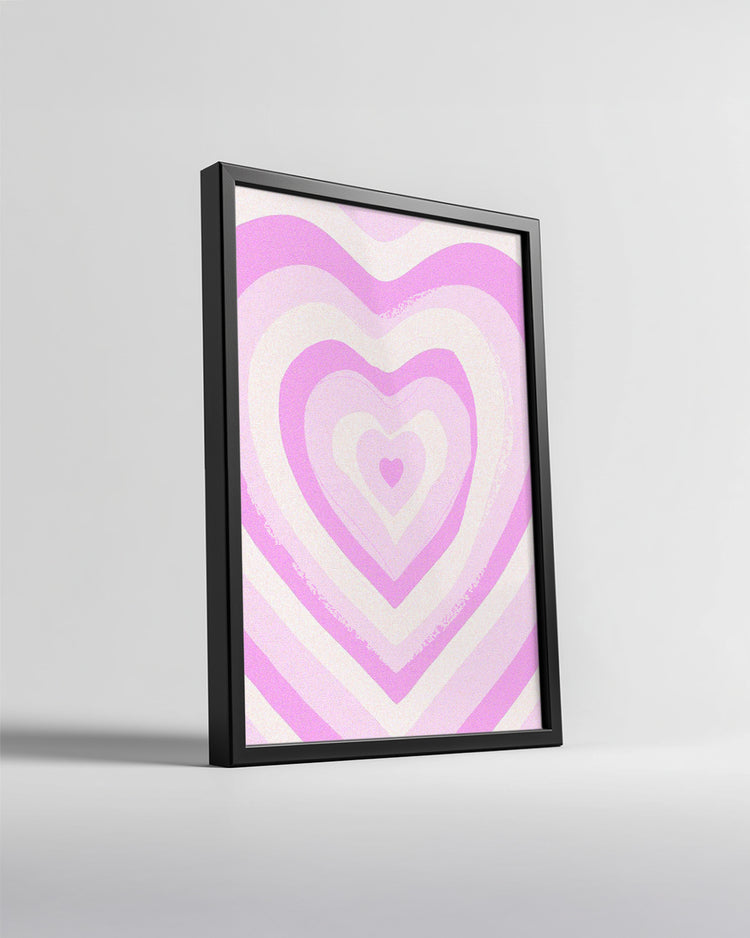 Pink Love Poster Tablosu