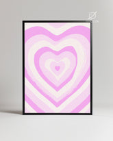 Pink Love Poster Tablosu
