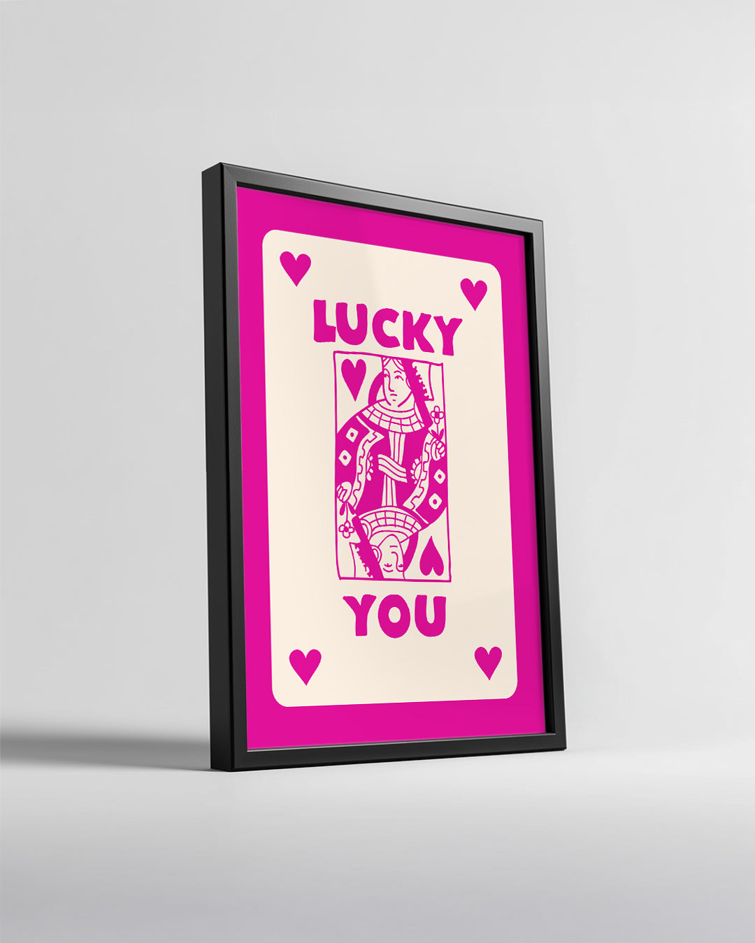 Pink Lucky Poster Tablosu