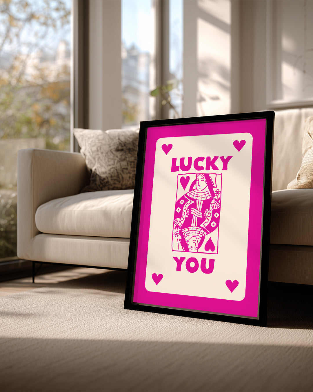 Pink Lucky Poster Tablosu