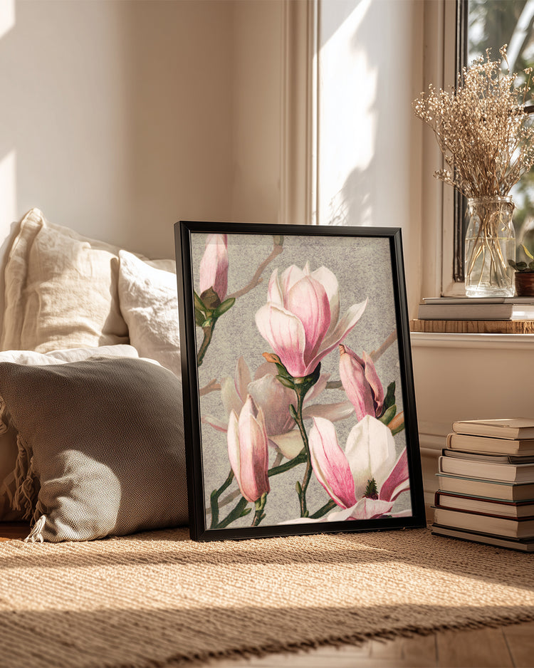 Pink Magnolia Poster Tablosu