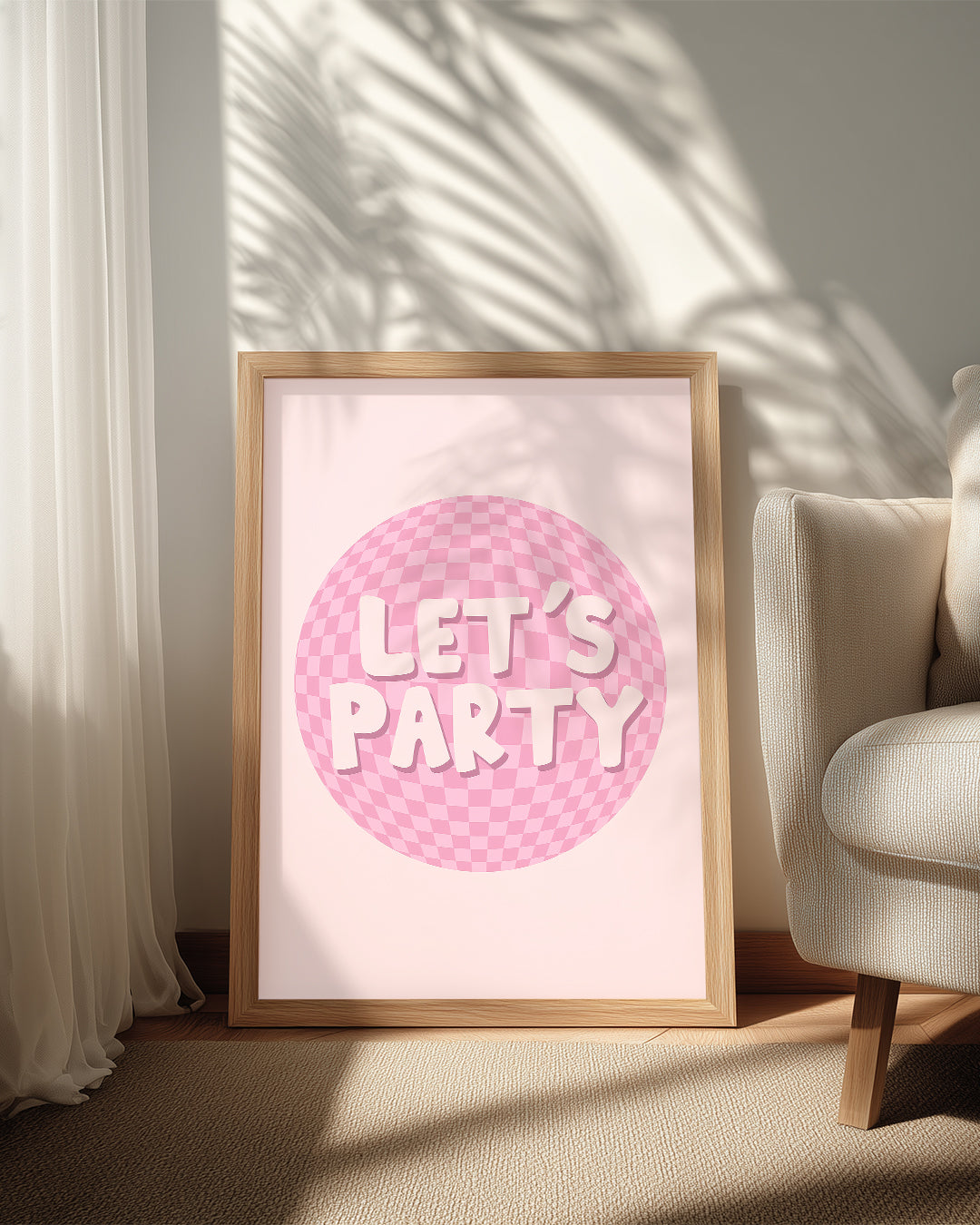 Pink Party Poster Tablosu