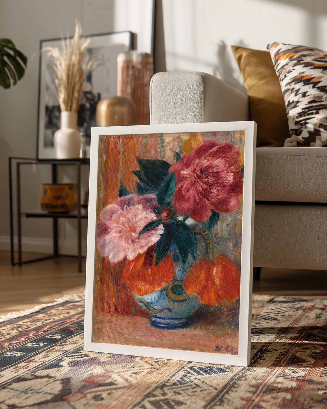Pink Peony Poster Tablosu