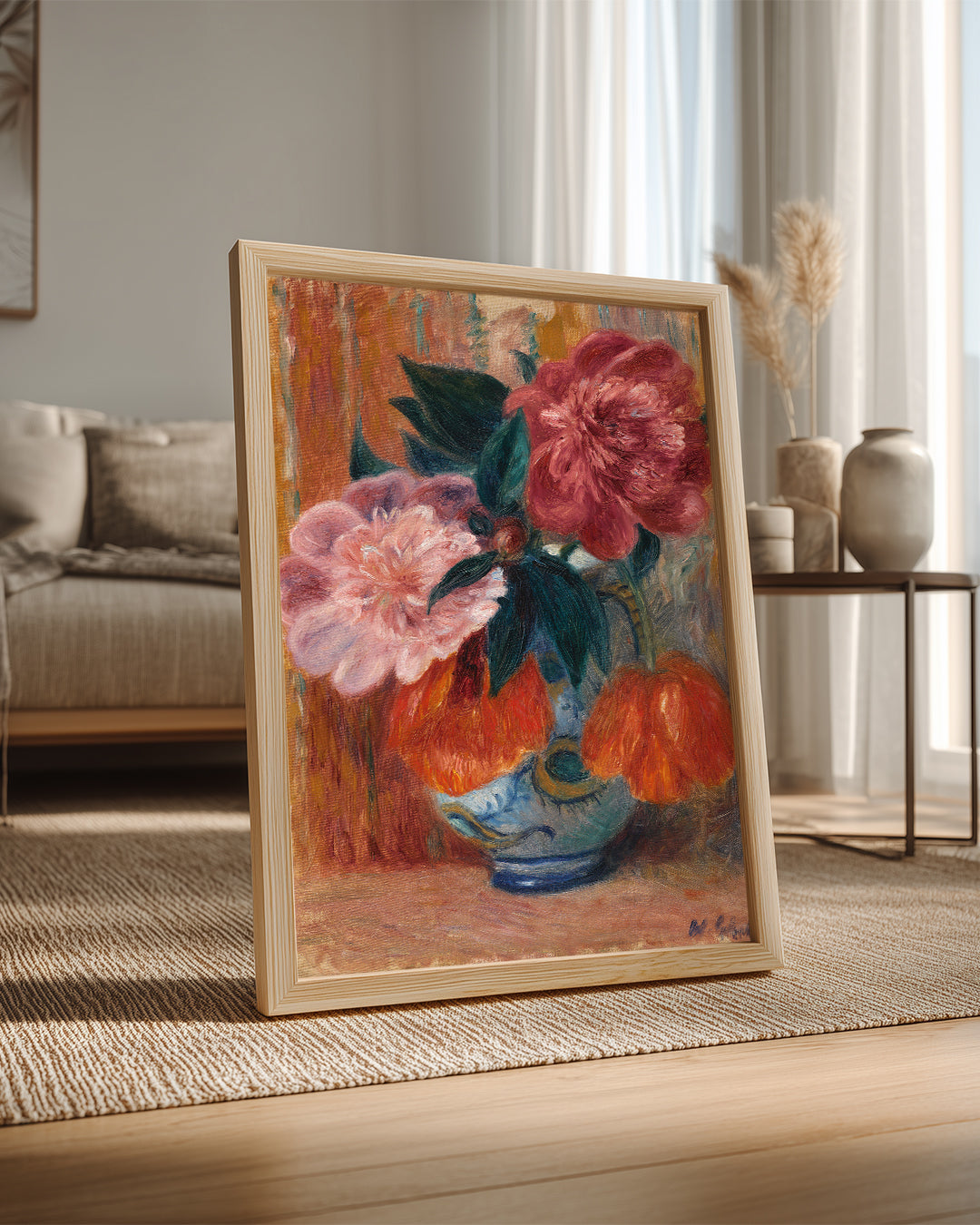 Pink Peony Poster Tablosu