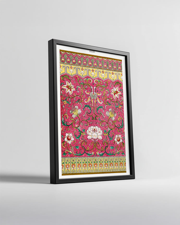 Pink Scroll Poster Tablosu