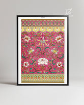 Pink Scroll Poster Tablosu