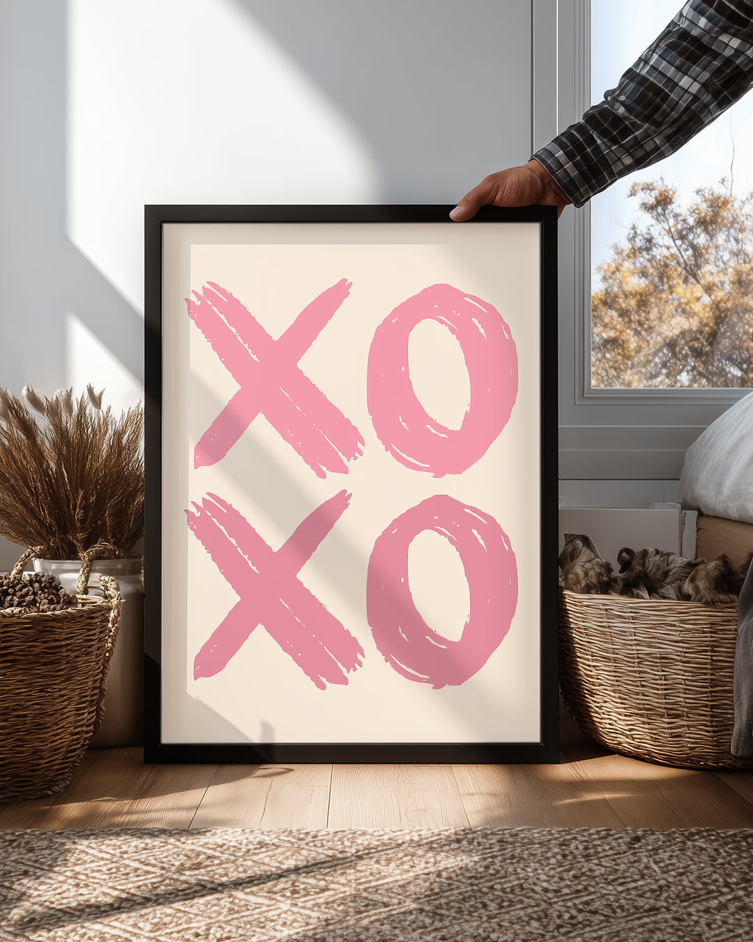 Pink Xoxo Poster Tablosu