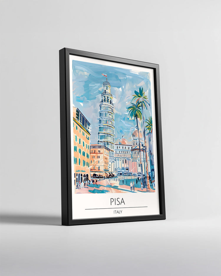 Pisa İtalya Poster Tablosu