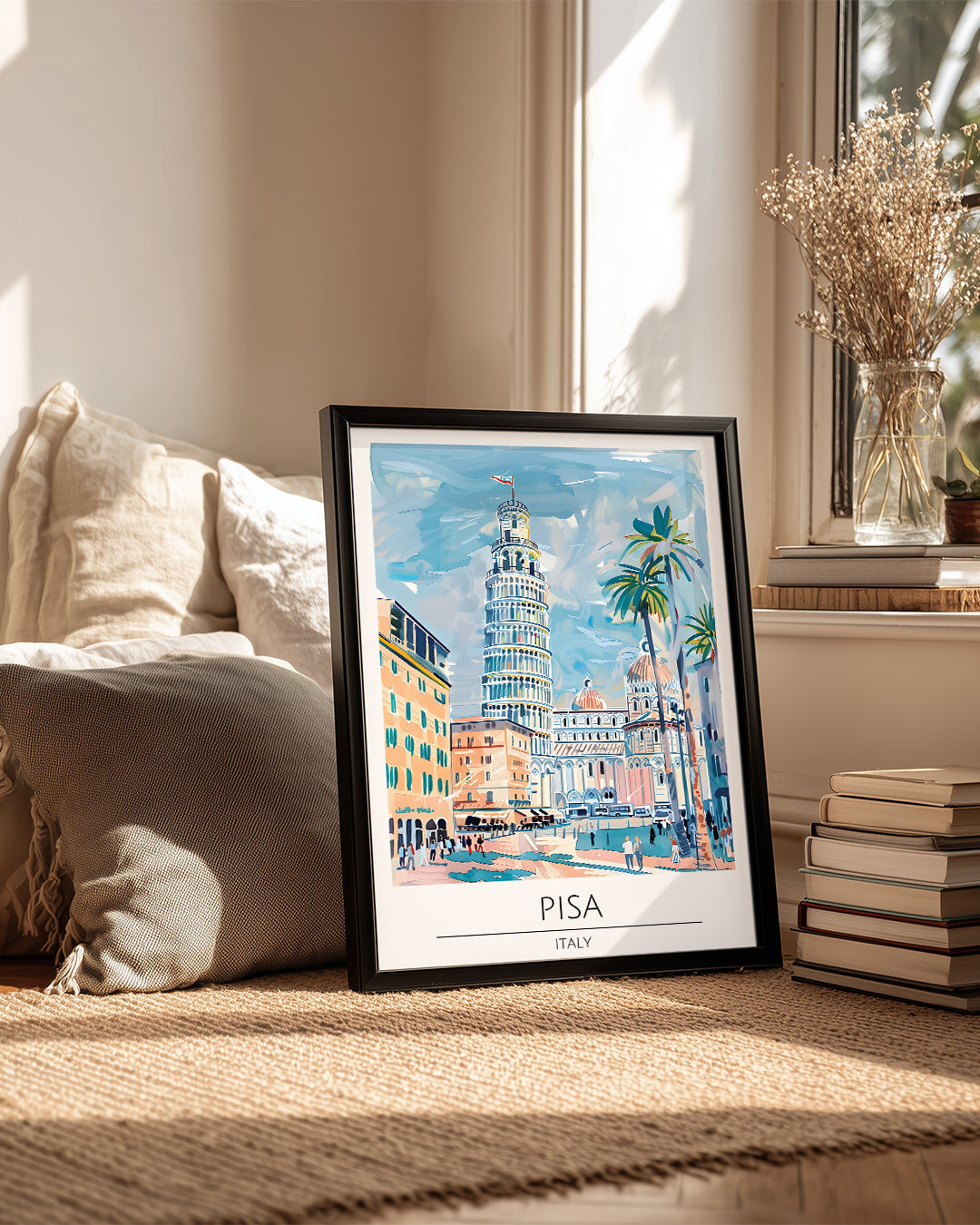 Pisa İtalya Poster Tablosu