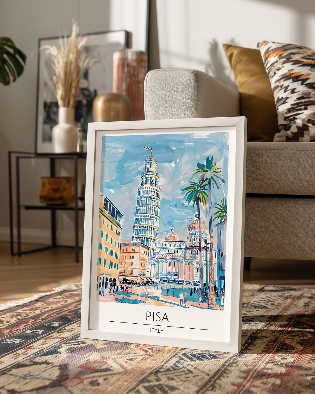 Pisa İtalya Poster Tablosu