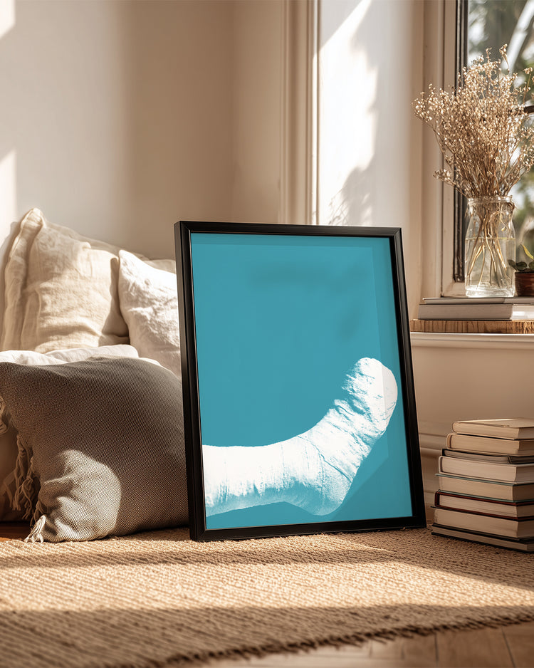 Plaster Blue Poster Tablosu