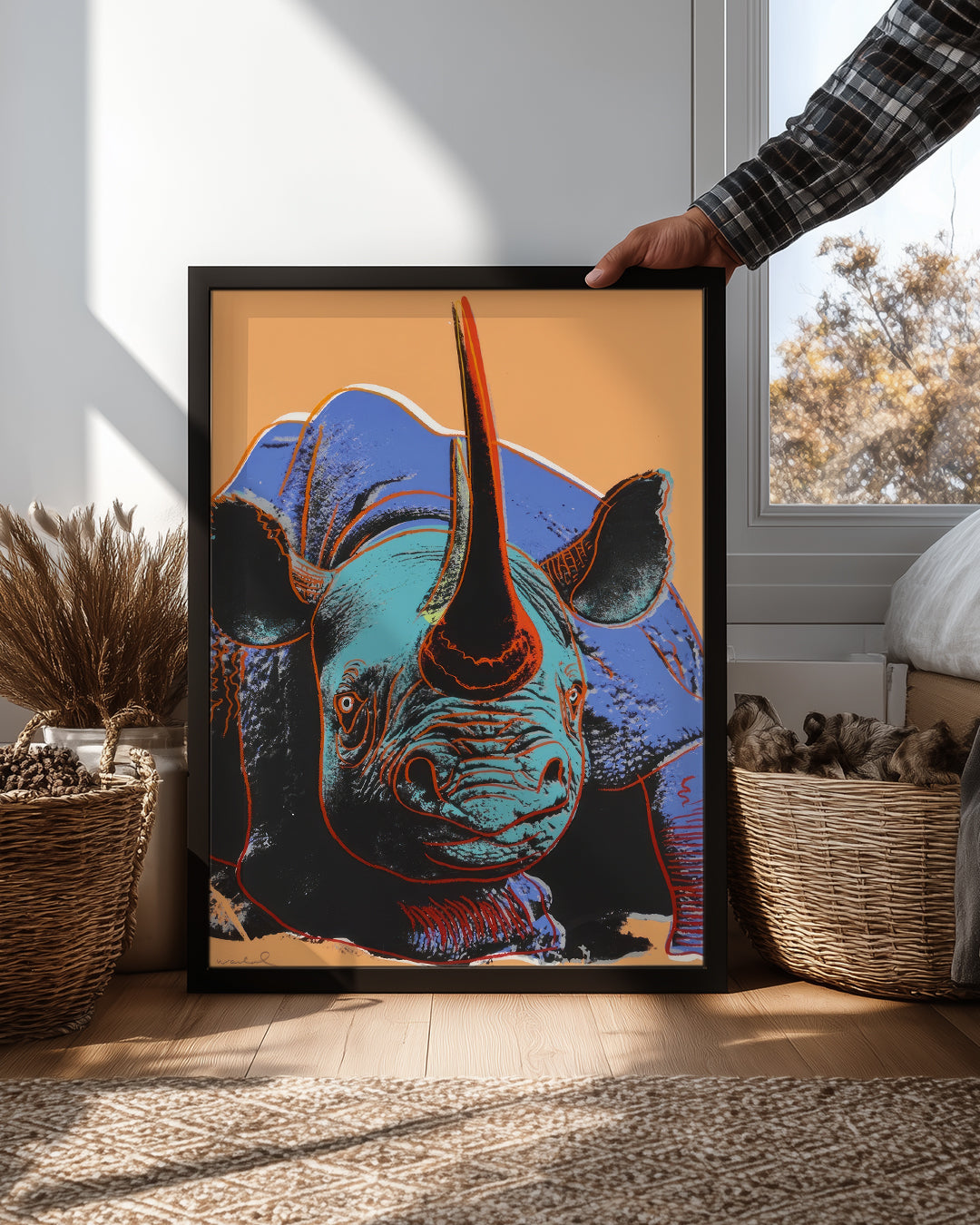 Pop Rhino Poster Tablosu