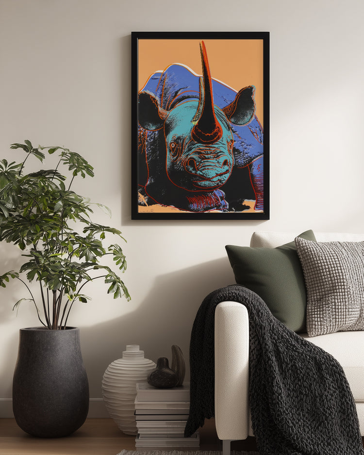Pop Rhino Poster Tablosu