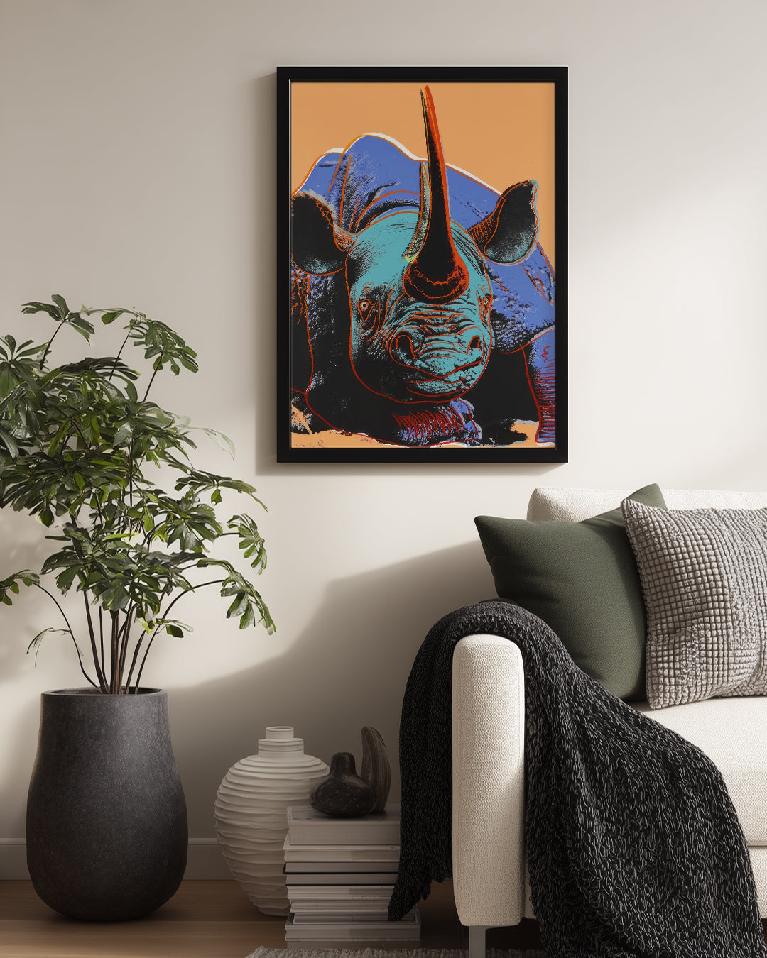 Pop Rhino Poster Tablosu