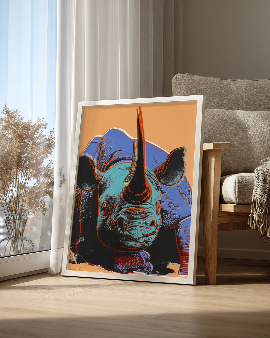 Pop Rhino Poster Tablosu
