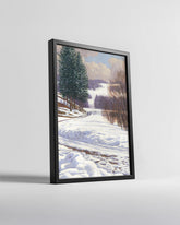 Popcorn Garland Tree Poster Tablosu