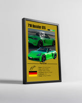 Porsche 718 Boxster Gts Poster Tablosu