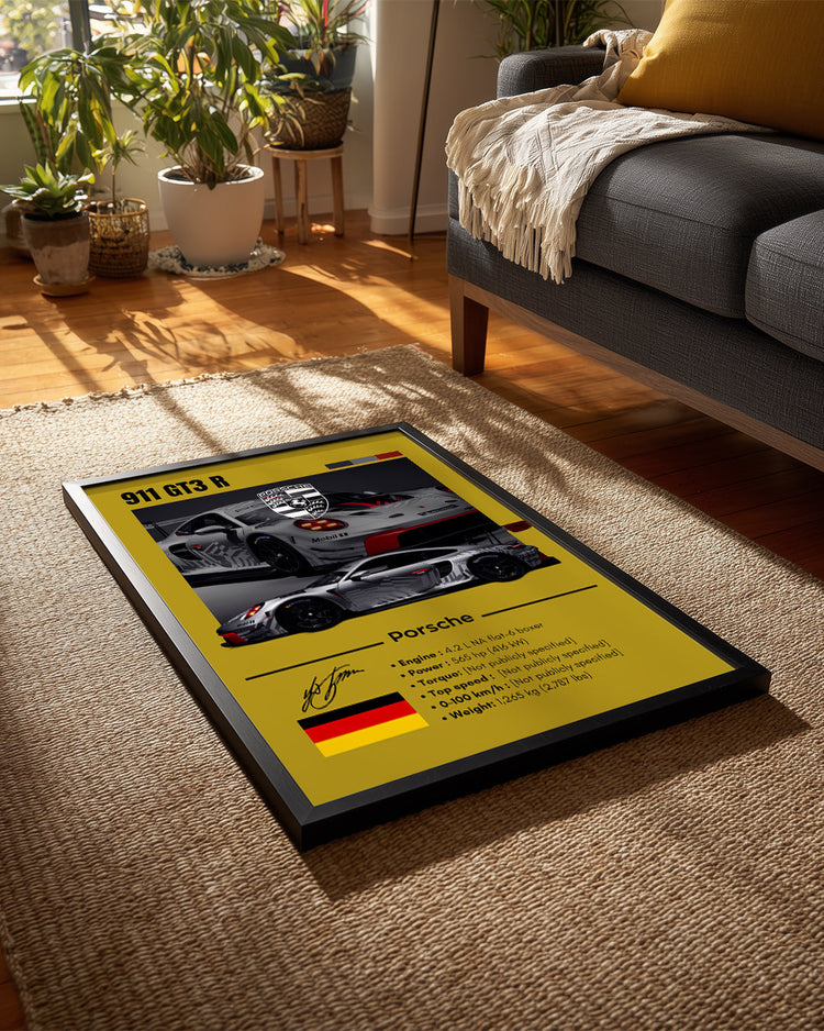 Porsche 911 GT3 R Poster Tablosu