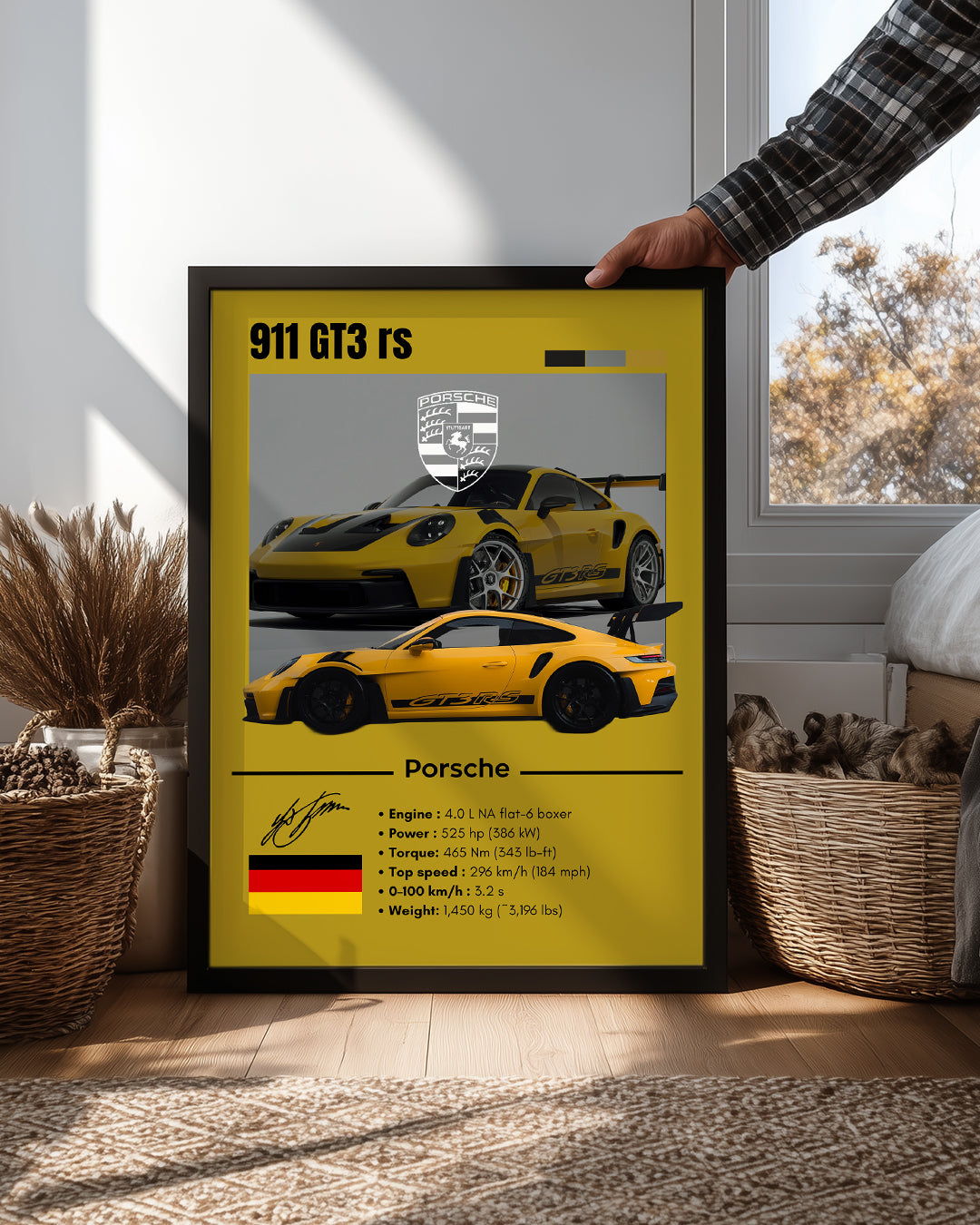 Porsche 911 Gt3rs Poster Tablosu