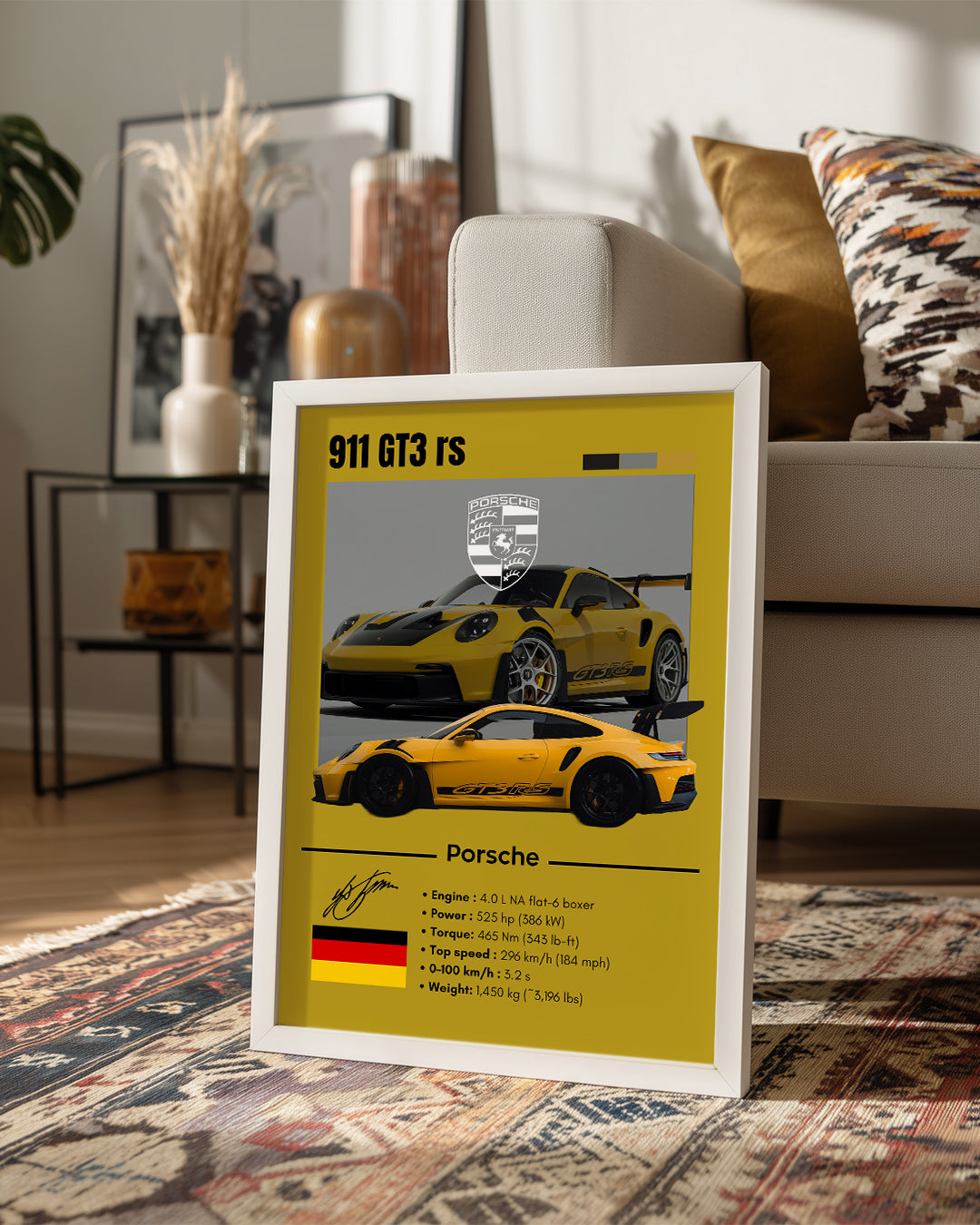 Porsche 911 Gt3rs Poster Tablosu
