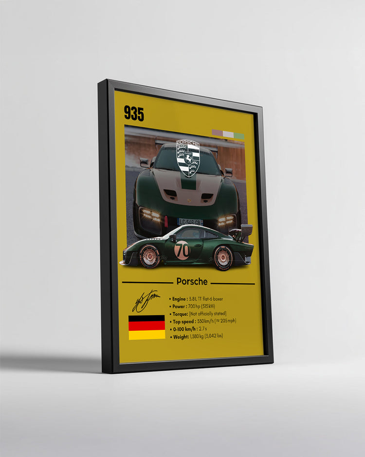 Porsche 935 Poster Tablosu