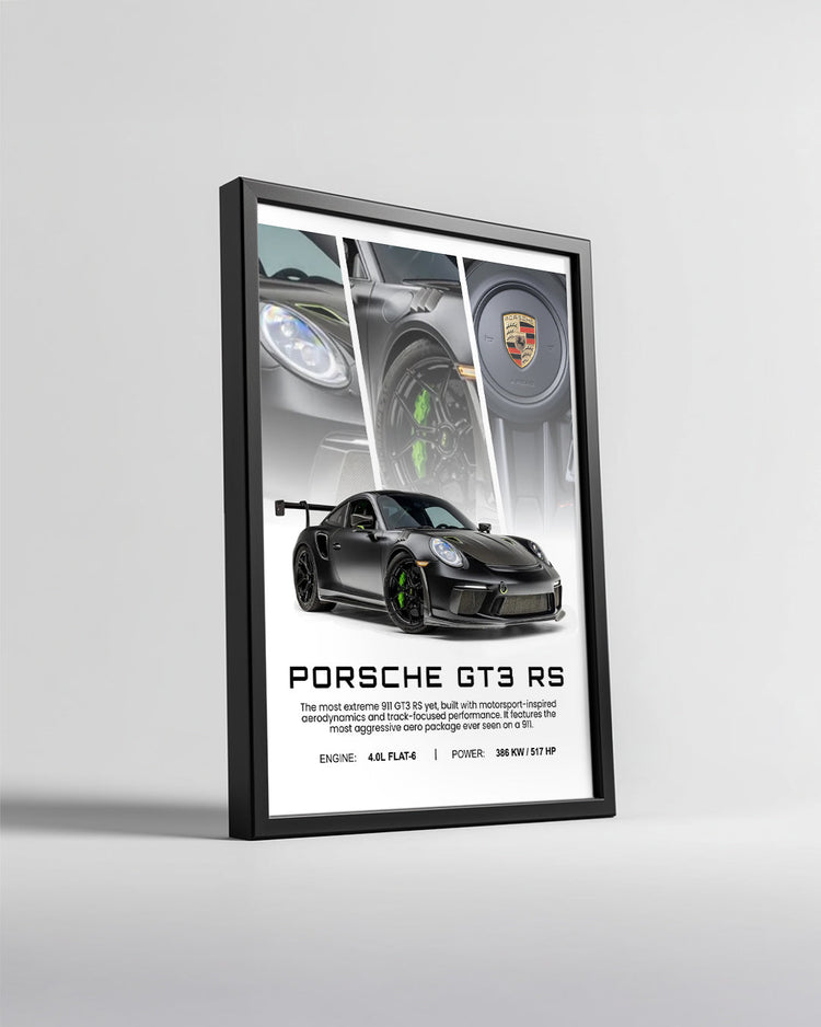 Porsche GT3 RS Poster Tablosu