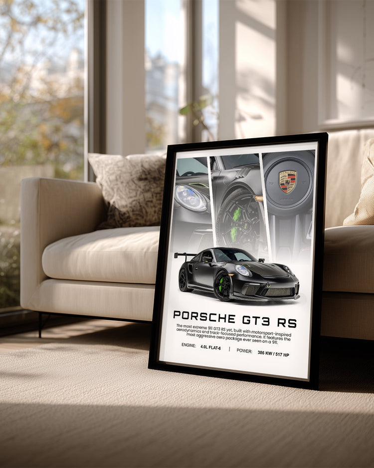 Porsche GT3 RS Poster Tablosu