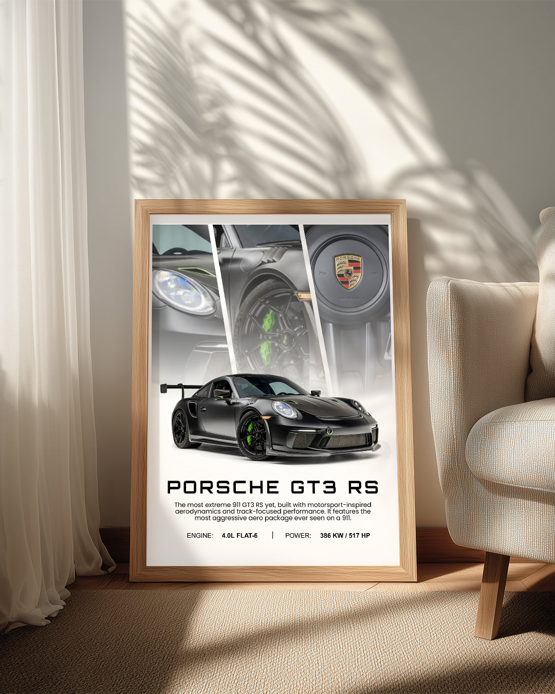 Porsche GT3 RS Poster Tablosu