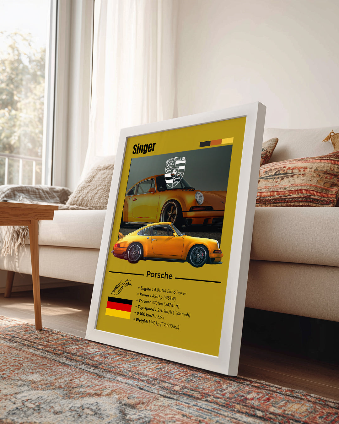 Porsche Singer Poster Tablosu